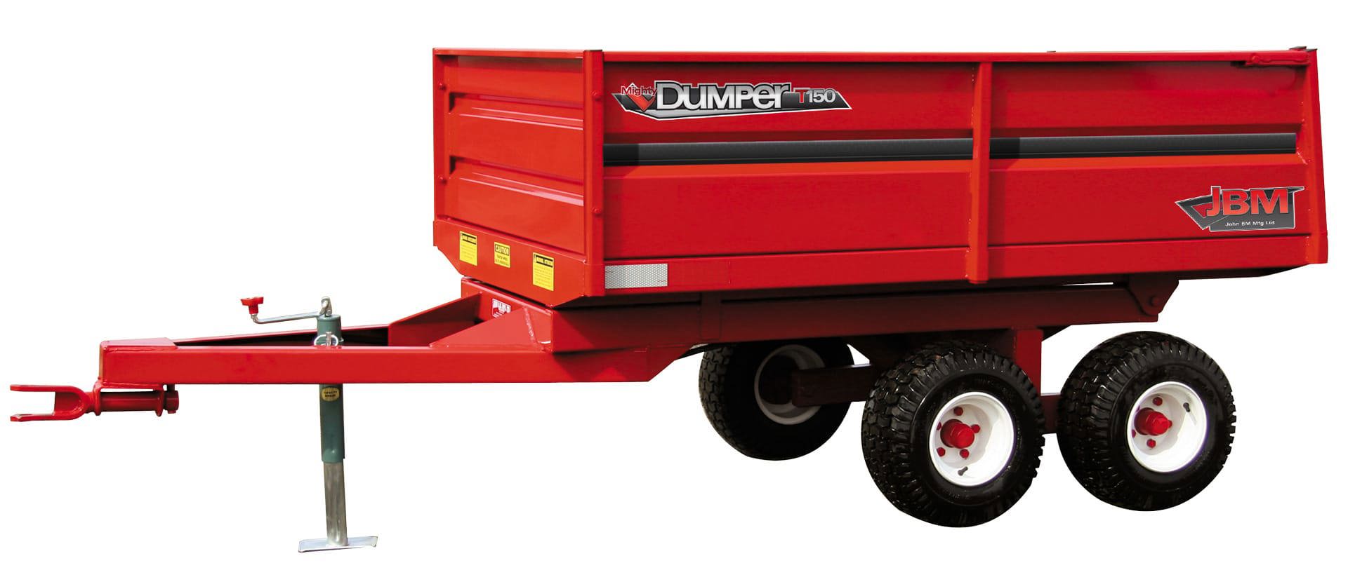48" X 78" X 18" Tandem Axle Dump Trailer