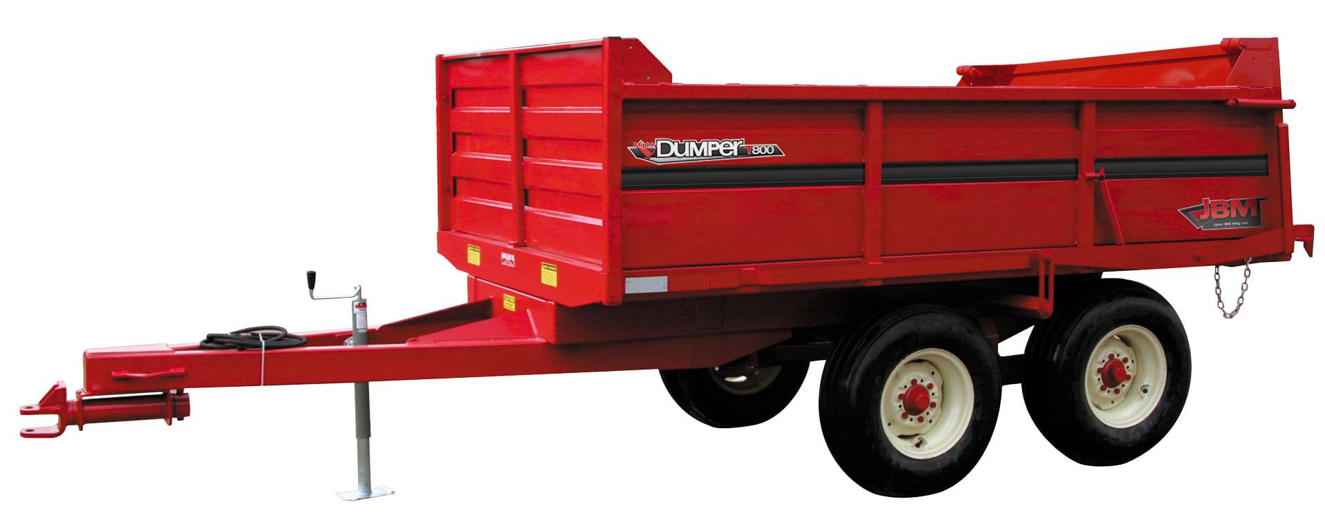 72" X 120" X 24" Tandem Axle Dump Trailer - Used Truck Tires