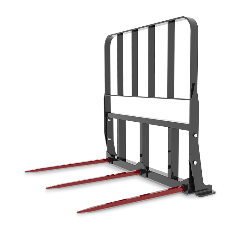 Triple Bale Spear 32" W/ Guard Skidsteer