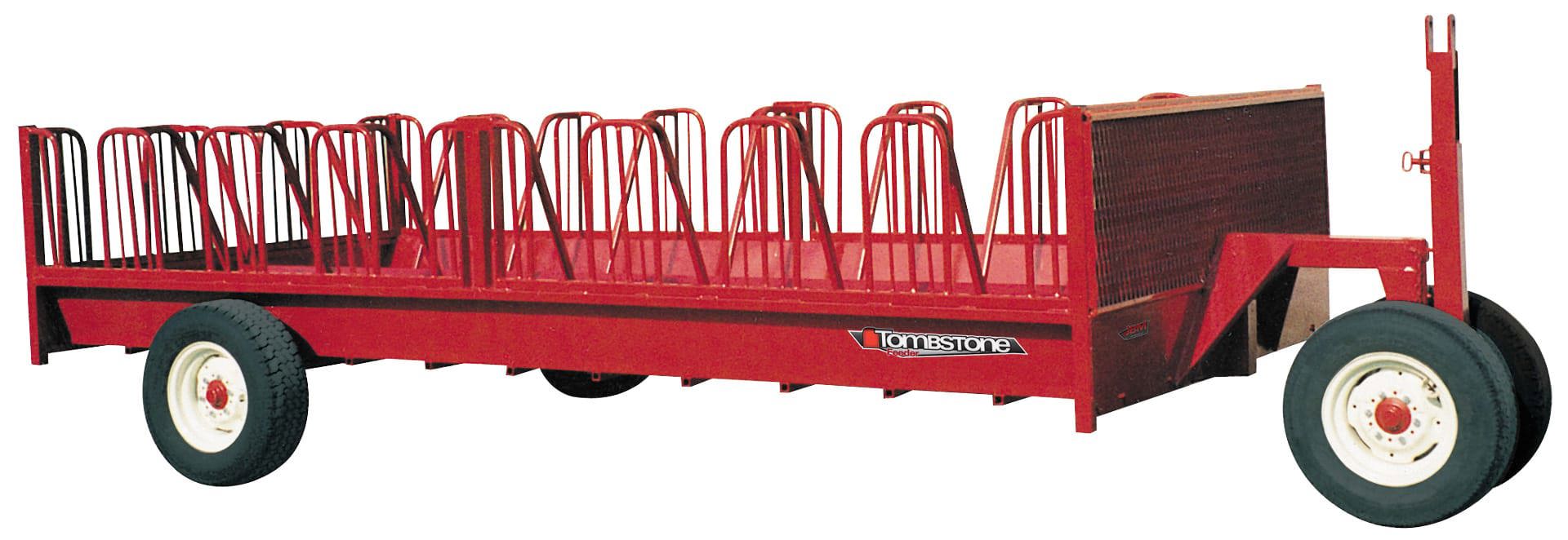 7'x12' Tombstone Feeder Wagon