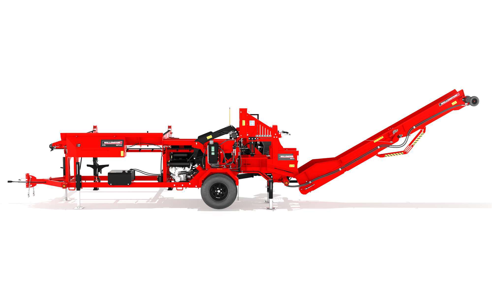 21 Ton, Live Deck Infeed, Towable/Self-Contained - 12' Conveyor