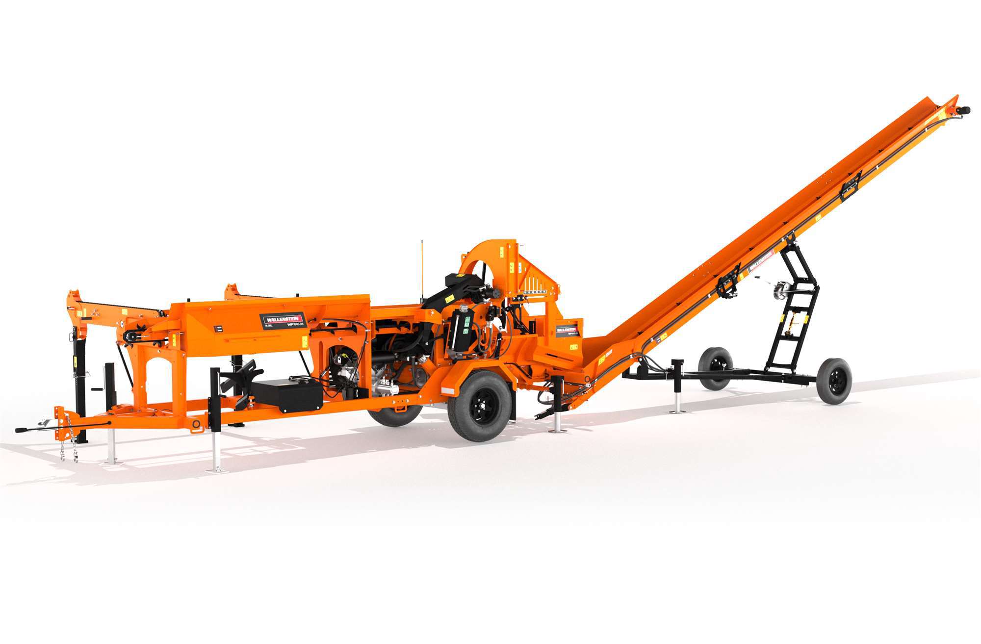 22 Ton, Live Deck Infeed, Towable/Self-Contained - 24' Conveyor