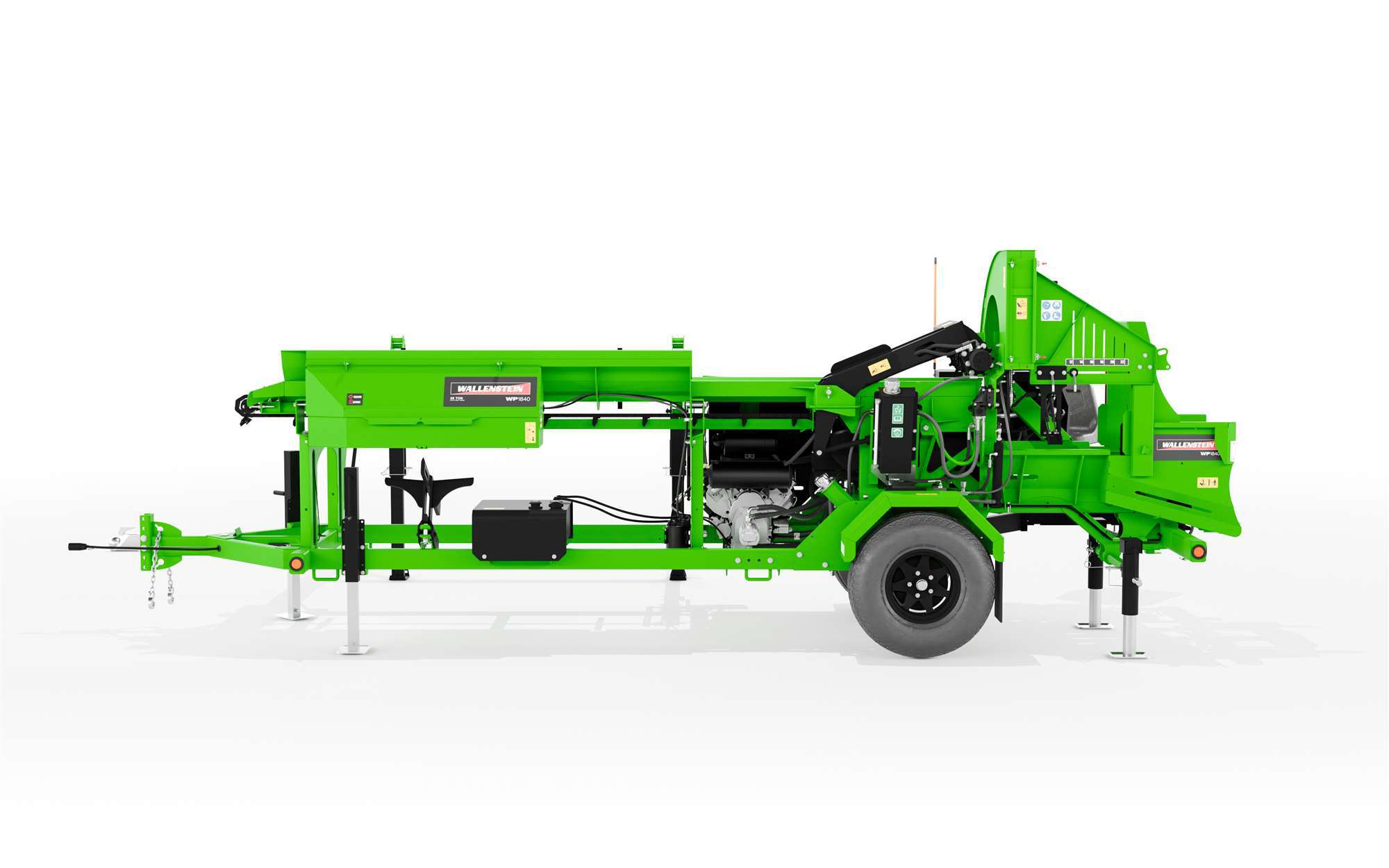20 Ton, Live Deck Infeed, Towable/Self-Contained - No Conveyor