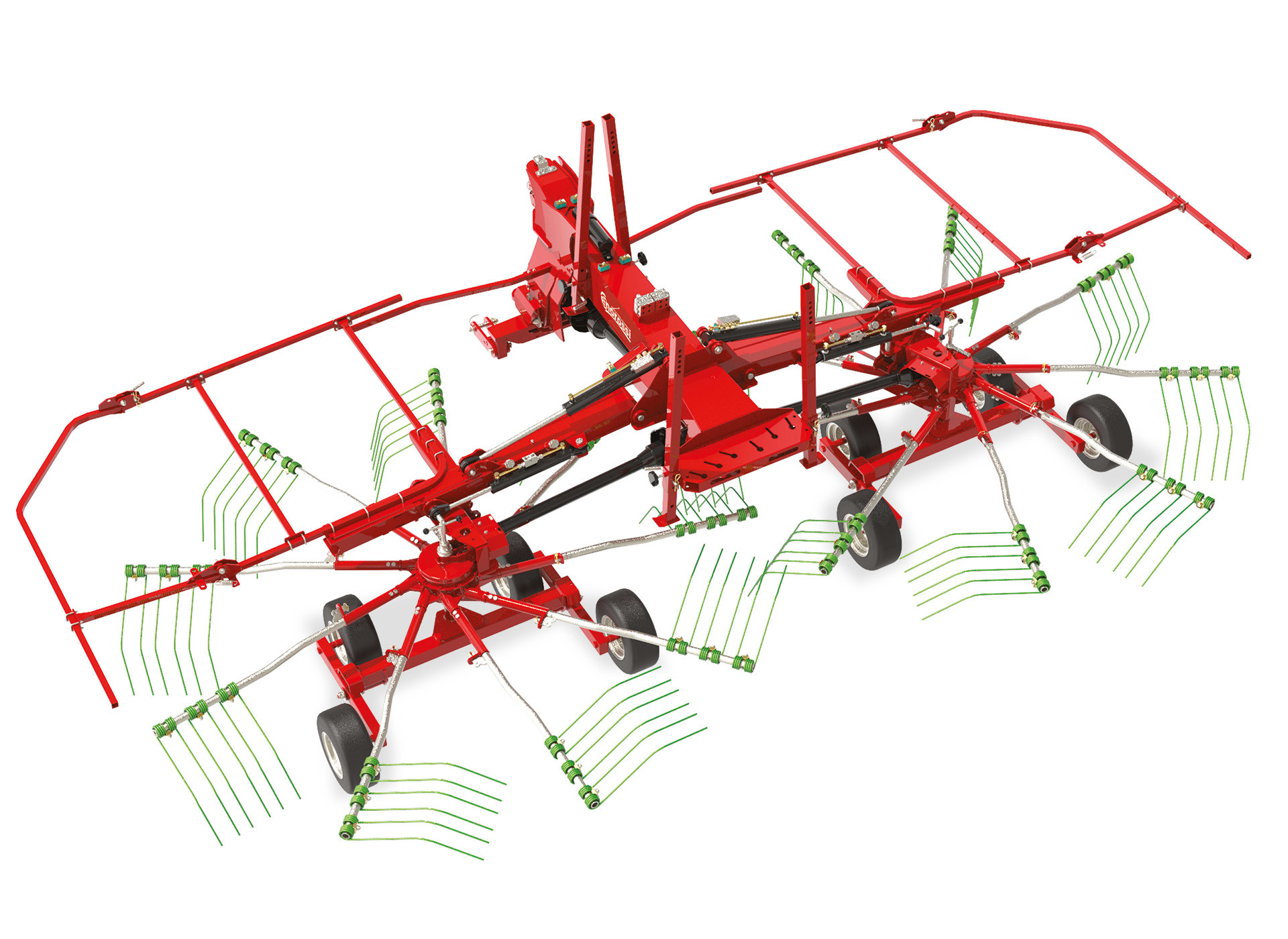 Double Rotary Rake