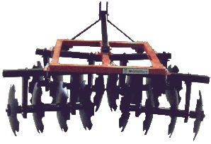 4' 4" Garden Disc Harrow - For Compact Tractors