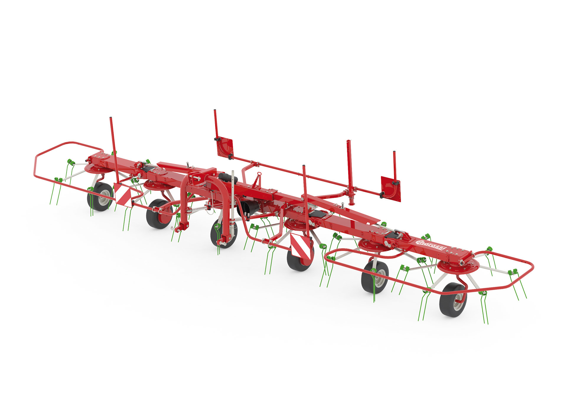 Six Rotor Tedder - Pull Type